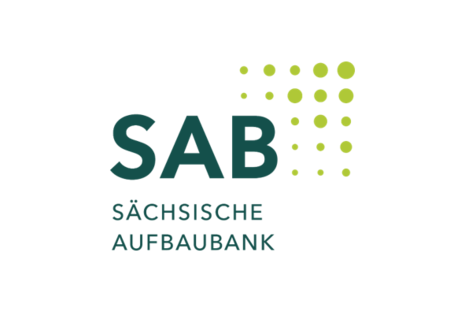 zu sehen ist das Logo der Sächsischen Aufbaubank