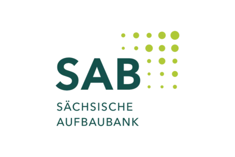 zu sehen ist das Logo der Sächsischen Aufbaubank